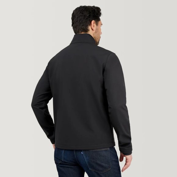 Free Country Men's 4-Way Stretch Super Soft Shell/Jacket Black XXL NWT - Picture 3 of 11